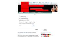 Desktop Screenshot of free-sms-from-pc-to-mobile.blogspot.com