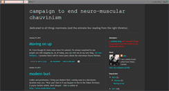 Desktop Screenshot of endneuromuscularchauvinism.blogspot.com