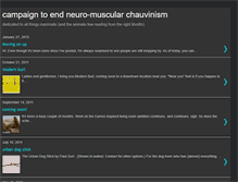 Tablet Screenshot of endneuromuscularchauvinism.blogspot.com