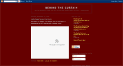 Desktop Screenshot of behindthecurtain2010.blogspot.com