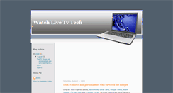 Desktop Screenshot of live-tv-tech.blogspot.com