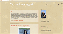 Desktop Screenshot of mcgeeunplugged.blogspot.com