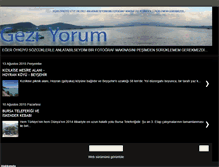 Tablet Screenshot of geziyorumturkiye2.blogspot.com