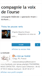 Mobile Screenshot of lavoixdelourse.blogspot.com