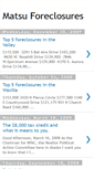 Mobile Screenshot of matsuforeclosures.blogspot.com