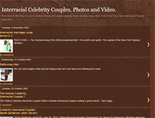 Tablet Screenshot of interracialcelebrity.blogspot.com