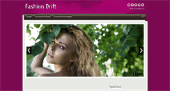 Desktop Screenshot of fashiondrift.blogspot.com