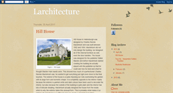 Desktop Screenshot of larchitectureblog.blogspot.com