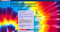 Desktop Screenshot of gamesquizandmore.blogspot.com