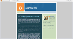Desktop Screenshot of abenitez4life.blogspot.com