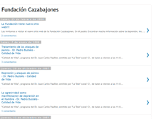 Tablet Screenshot of cazabajones.blogspot.com
