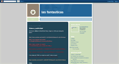 Desktop Screenshot of lasfantasticas.blogspot.com