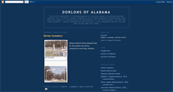 Desktop Screenshot of dorlonsofalabama.blogspot.com