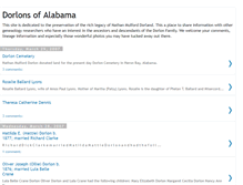 Tablet Screenshot of dorlonsofalabama.blogspot.com