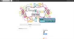 Desktop Screenshot of classynsassycreations.blogspot.com