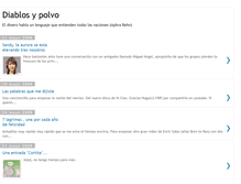Tablet Screenshot of diablosypolvo.blogspot.com