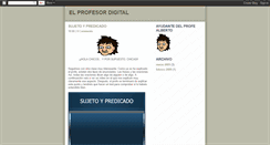 Desktop Screenshot of elprofesordigital.blogspot.com