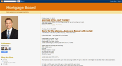 Desktop Screenshot of mortgageboard.blogspot.com