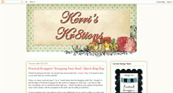 Desktop Screenshot of kerrikr8tions.blogspot.com