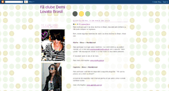 Desktop Screenshot of faclubedemilovato.blogspot.com