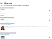 Tablet Screenshot of los5grandes.blogspot.com