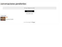 Tablet Screenshot of conversacionespendientes.blogspot.com