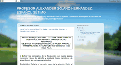 Desktop Screenshot of espanolsetimo.blogspot.com