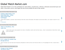 Tablet Screenshot of globalwatchmarket.blogspot.com
