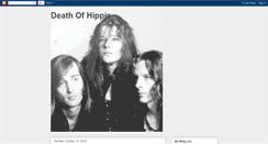 Desktop Screenshot of deathofhippie.blogspot.com