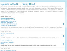 Tablet Screenshot of familyinjustice.blogspot.com