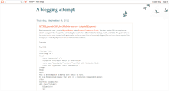 Desktop Screenshot of abloggingattempt.blogspot.com