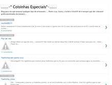 Tablet Screenshot of danicoisinhasespeciais.blogspot.com