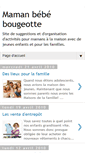 Mobile Screenshot of mamanbebebougeotte.blogspot.com