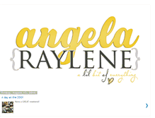 Tablet Screenshot of angelaraylene.blogspot.com