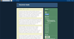Desktop Screenshot of bestinsuranceleads-joseph.blogspot.com