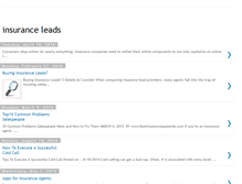 Tablet Screenshot of bestinsuranceleads-joseph.blogspot.com