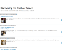 Tablet Screenshot of discoveringthesouthoffrance.blogspot.com