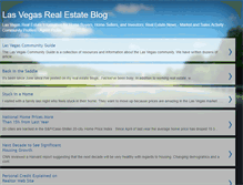 Tablet Screenshot of lasvegasrealestatenews.blogspot.com