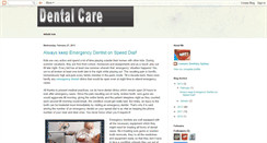 Desktop Screenshot of gentle-dental-care-australia.blogspot.com