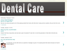 Tablet Screenshot of gentle-dental-care-australia.blogspot.com