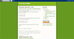 Desktop Screenshot of fmilan.blogspot.com