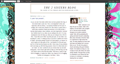 Desktop Screenshot of 2sistersblog.blogspot.com