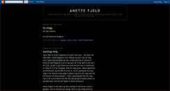 Desktop Screenshot of anettefjeld.blogspot.com