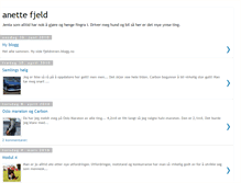 Tablet Screenshot of anettefjeld.blogspot.com