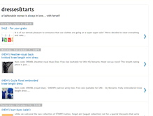 Tablet Screenshot of dressesntarts.blogspot.com