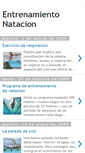 Mobile Screenshot of entrenamientonatacion.blogspot.com