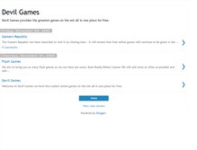Tablet Screenshot of devilgames.blogspot.com