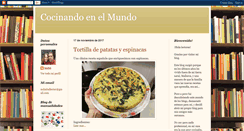 Desktop Screenshot of cocinandoenelmundo.blogspot.com