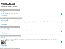 Tablet Screenshot of passo-passo.blogspot.com