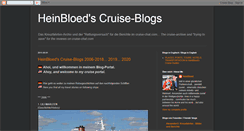 Desktop Screenshot of heinbloed-cruiseblogs.blogspot.com